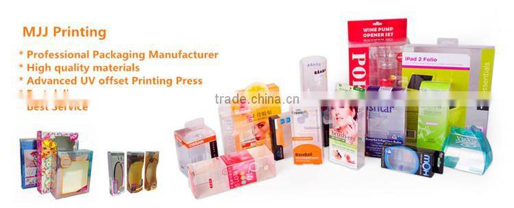 Transparent clear box for electronic products UV printing