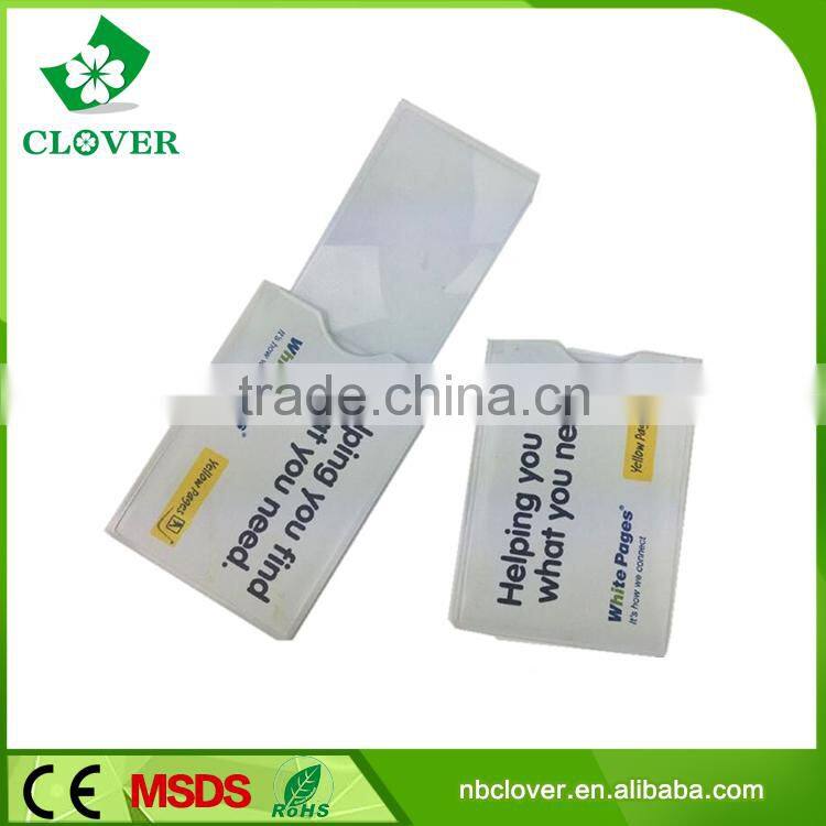 China promotion gift credit card size flexible plastic magnifier