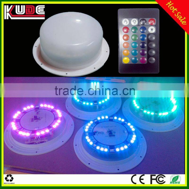 LED battery light base/led furniture spare parts with remote control
