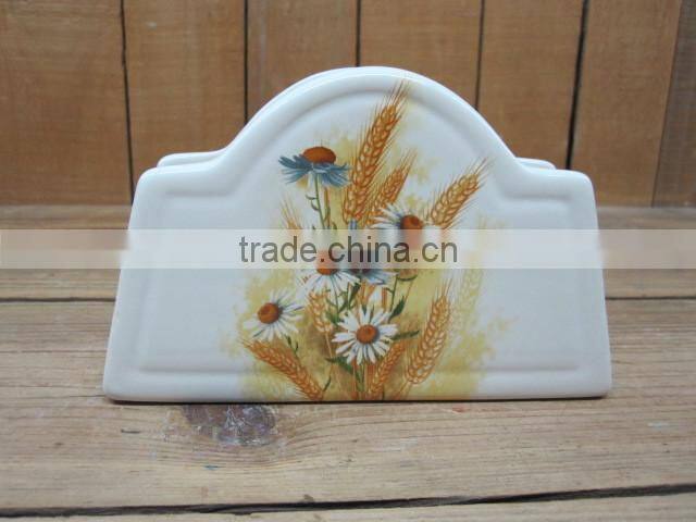 Decorative salt and pepper ceramic shaker and spice jars