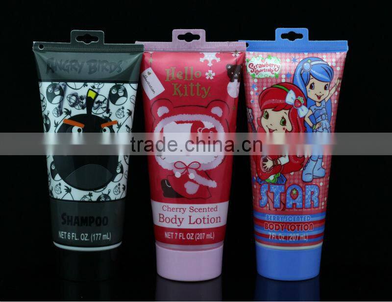 250ml cosmetic plastic tube with carton printing