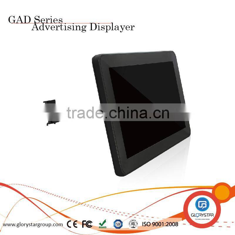 10 inch advertising business LCD digital Android touch display player