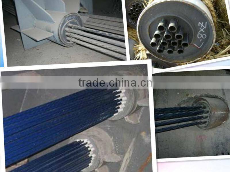 The filled epoxy coating steel strand