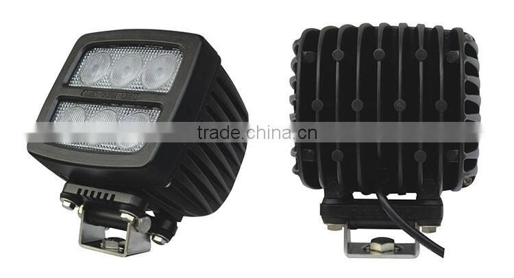 Reverse Polarity protected 9V 32V DC auto work light led 60w with PC cover