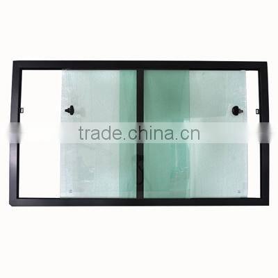 Aluminum extrusion frame side sliding glass window for Toyota Coaster