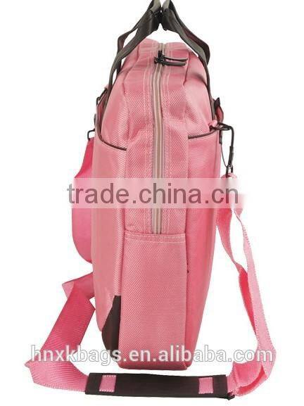 promotional pink laptop bag with customized logo