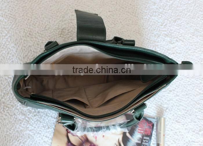 Custom Designer peacock Genuine Leather Women Travel Duffle Bag tote bag