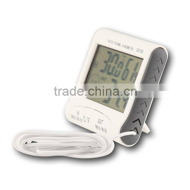 wall clock with thermometer and hygrometer DC103