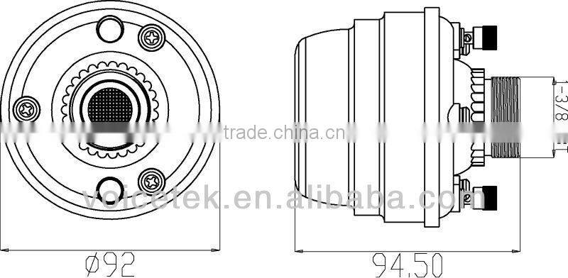 aluminum horn speaker driver unit