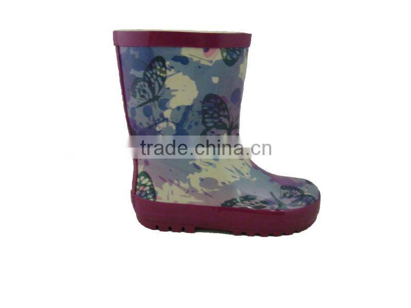 winter Kid Funky Durable Rain Boots child dress rubber boots 477
