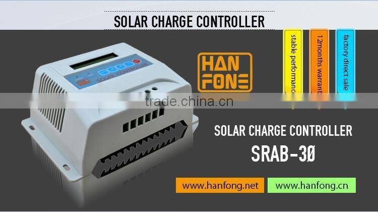 30A Solar Panel Controller Regulator Charge Battery Safe Protection