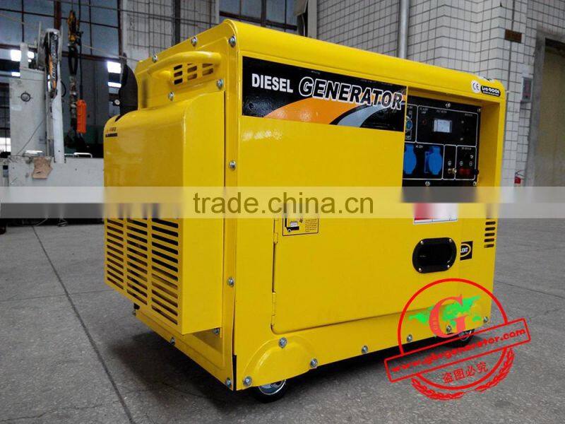 Air-cooled diesel silence generator set 4-7 kw Generator set