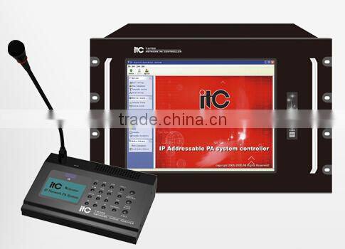 IP Network Remote Paging Microphone ip public address system