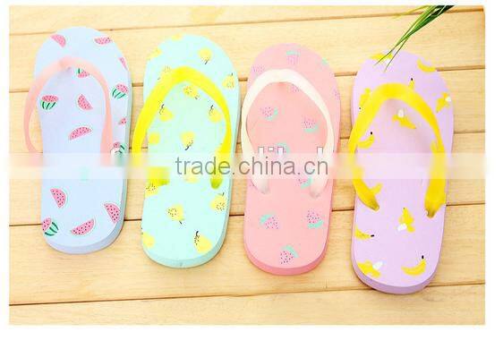 Cute flat shoes summer casual lady fashion woman slipper fancy sandals