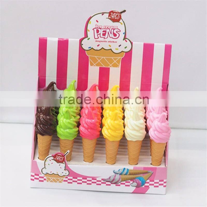 Candy Shaped Colorful Fancy Decoration Wholesale Plastic Pens