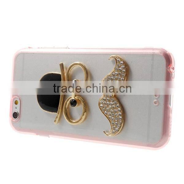 cute shiny 3D diamond tpu case cover for iphone 6