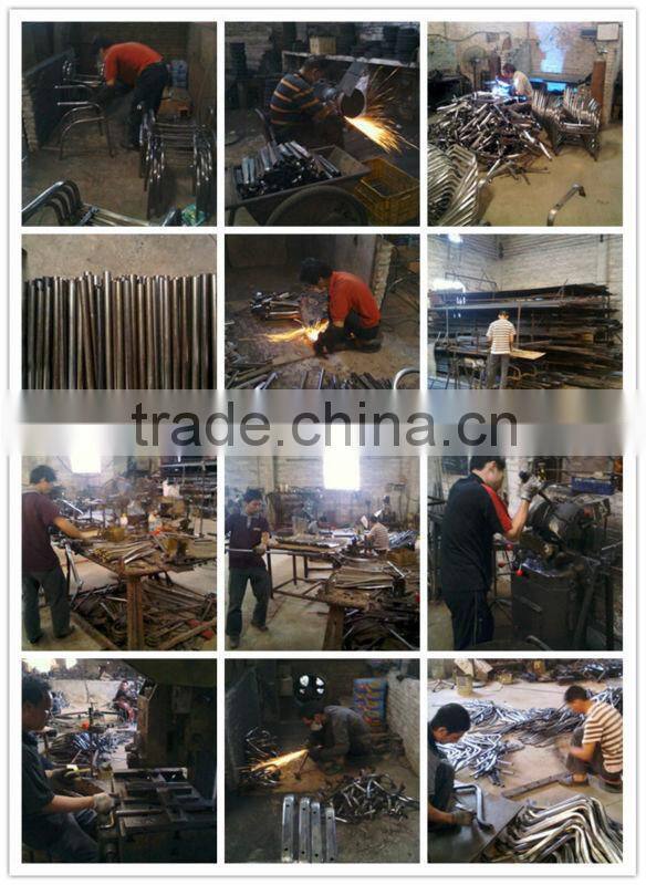 fashion fabric folding waiting room chair with four legs AH-120