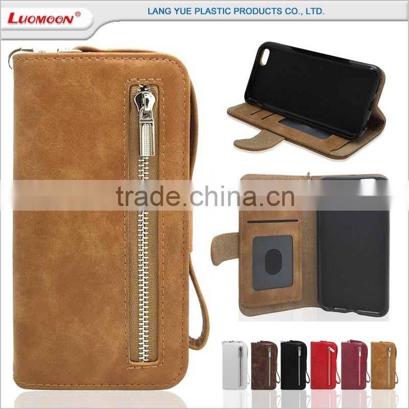 crazy horse pattern pu flip cover leather phone case for lenovo a7000 a680