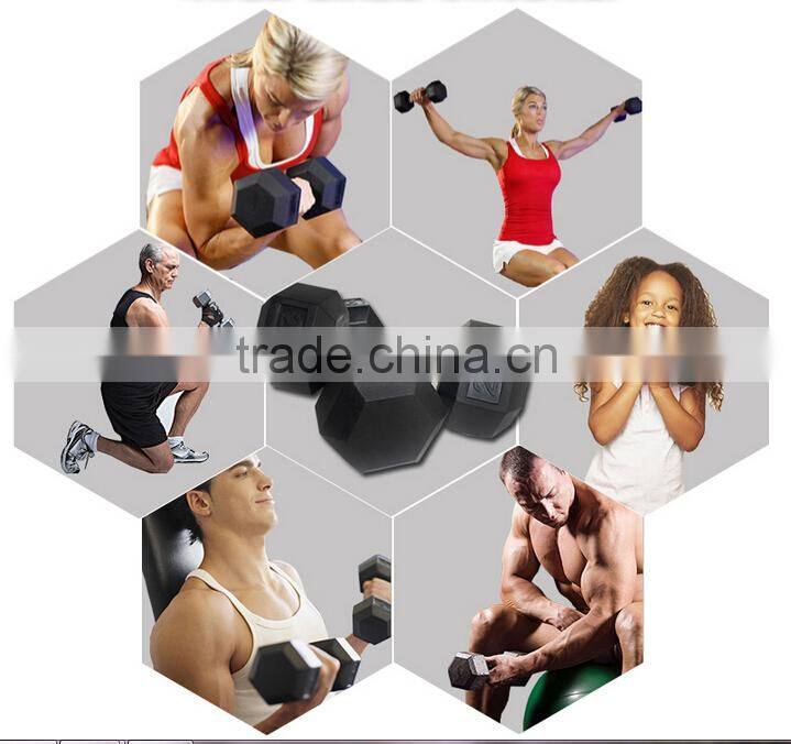 wholesale aerobic muscle training/chest training hexagon Dumbell with great price