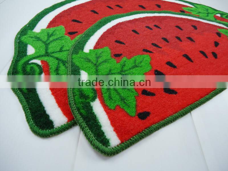 Cartoon print door mat high watermelon logo mat