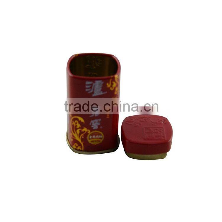 Attractive mini wine tin box for gift