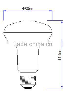 5w led bulb E14 R50 led flood shenzhen lighting 3 year warranty