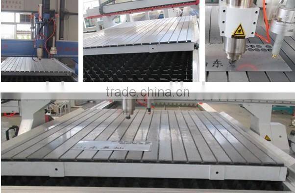 Plasma metal Cutting machine With 3kw water cooling spindle