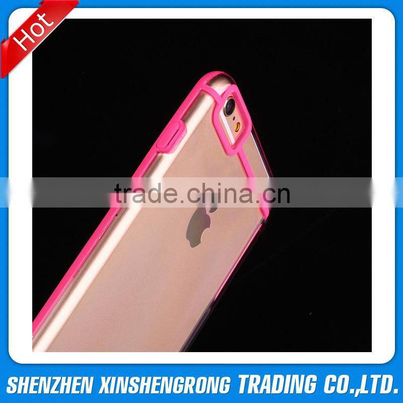 For iPhone 6 Plus 5.5 inch TPU soft cases,mobile phone back cover for ip6 plus clear transparent cover protective skin