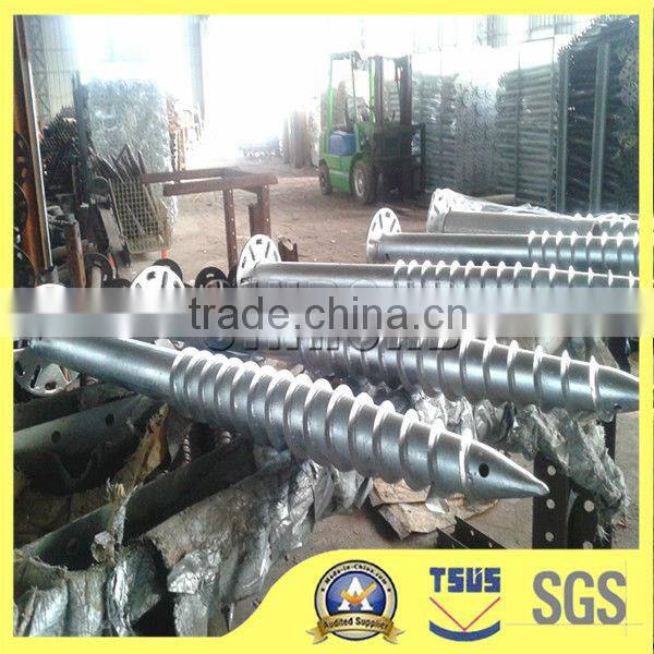 ground screw anchor ground screw pile/ground solar mounting system