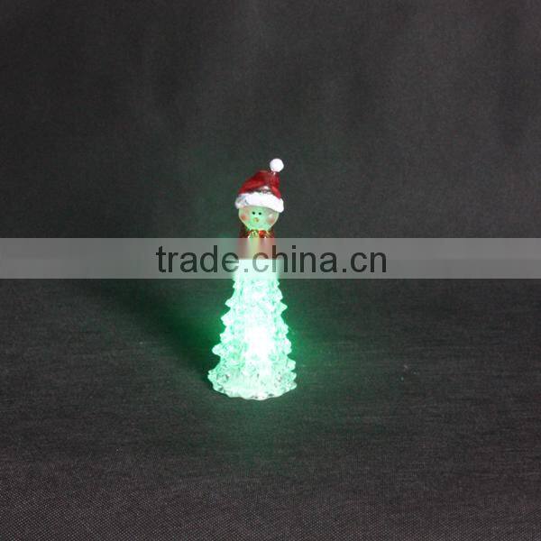 Alibaba China Christmas ornament supplies acrylic Christmas tree led lamp of Christmas decoration