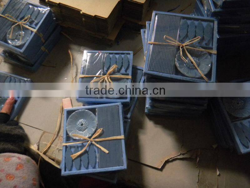 incense stick with ceramic incense holder gift set