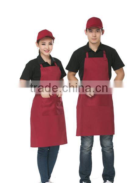 Latest Restaurant Hotel french Bib adjustable Chef Apron uniform