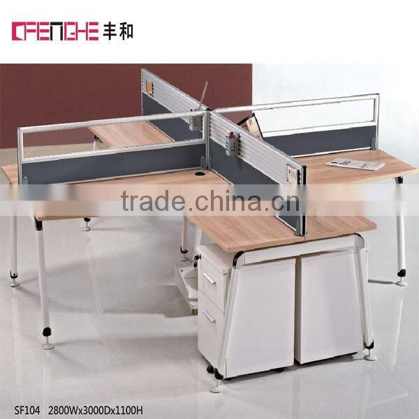China office furniture office wooden table call center workstations