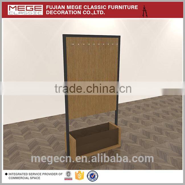 Clothes Retail Store Wood Belt Display Stand