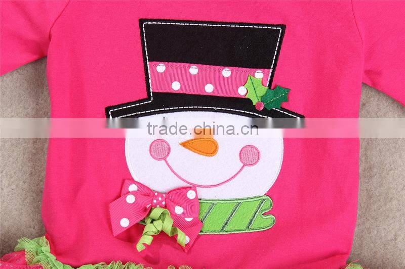 hot selling tutu dress girls ruffle dress XMAS clothing