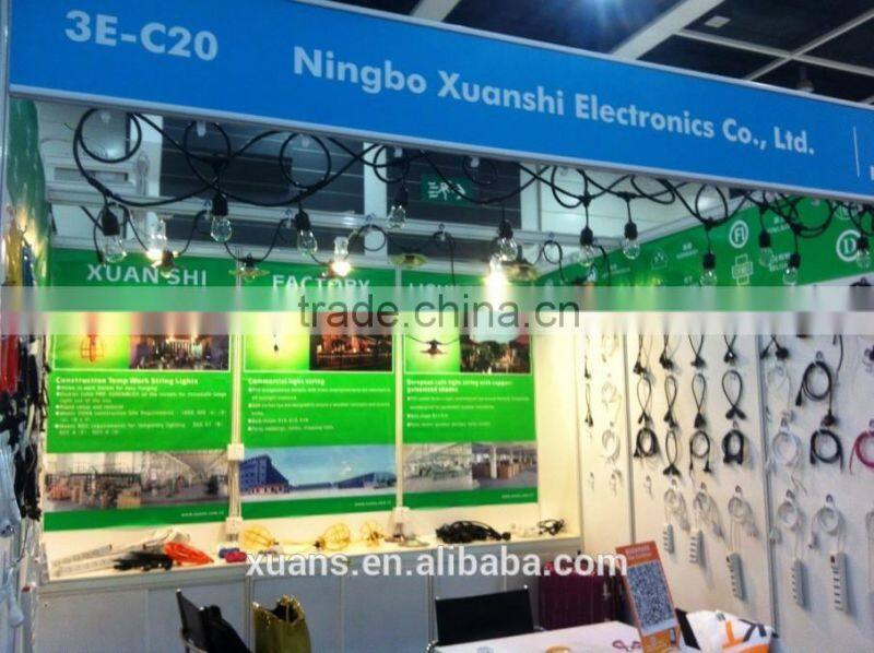 vintage patio string lights with waterproof socket