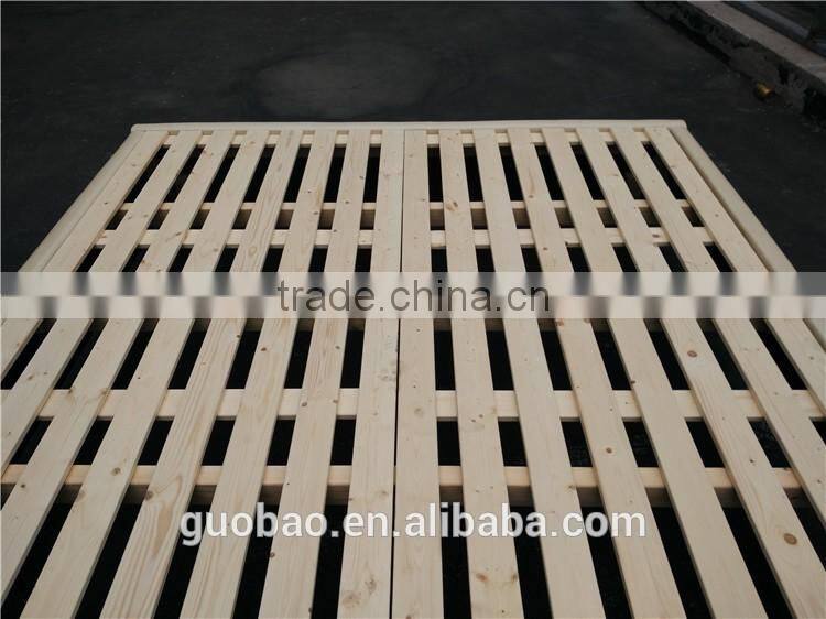 KD packing strong solid wooden bed frame/chinese wooden bed frame