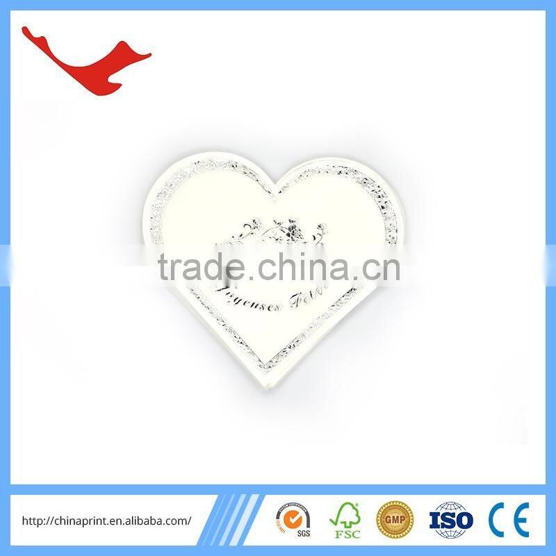 005 printing paper napkin with gold hot stamping