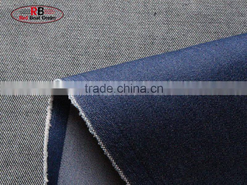 Denim Fleece Bonded Stretch Textil Fabric Wholesale For Winter Sportswear