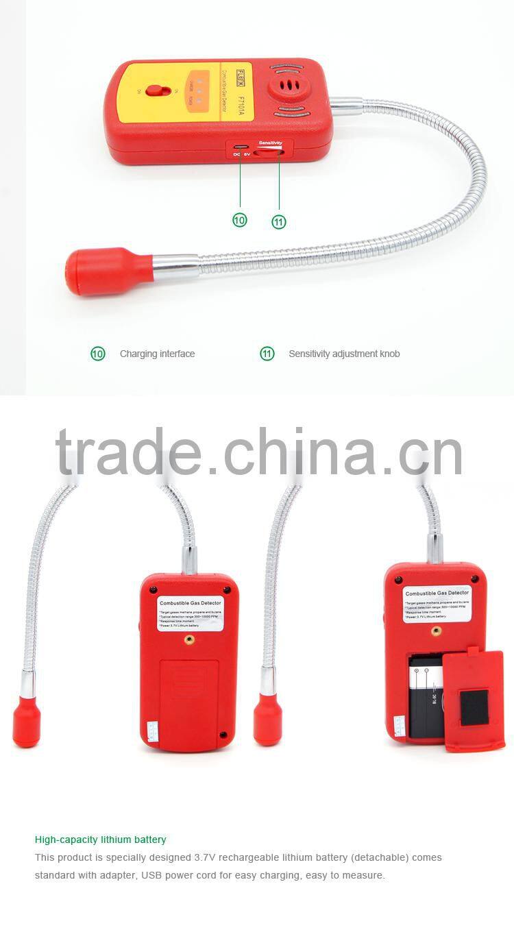 Digital Combustible Radon Nitrous Oxide Argon Gas leak Detector Price with Alarm