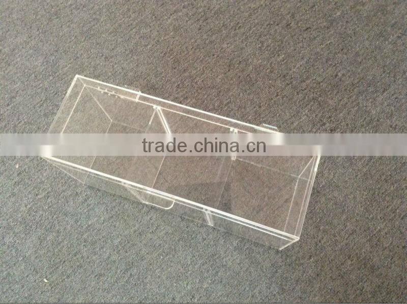 High quality gloss good acrylic bins for collect basket ball