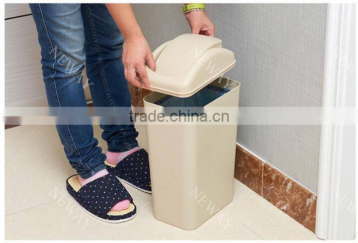 fancy plastic 8l garbage bin