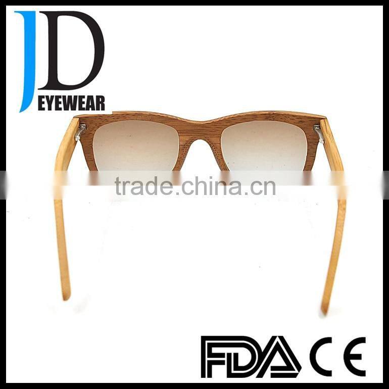 2016 OEM bamboo wood sunglasses cheap wholesale sunglasses China custom logo promotional sunglasses
