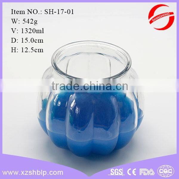 glass candle jars and lids/round glass jar candle with screw top lid