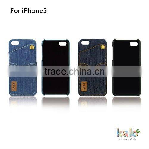 Denim Case with RFID Card for iPhone 5 Case