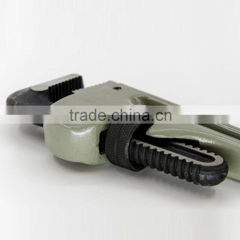 Adjustable Carbon Steel With Stright Handle Adjustable Heavy Duty Aluminum Pipe Wrench