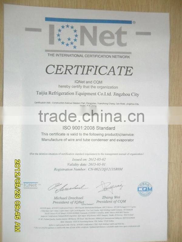 Freezer Parts wire tube condenser