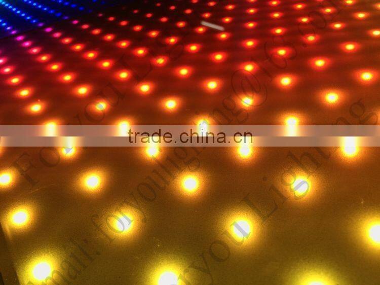 Highest Definition 15x15 Pixel Dot Stage Disco DJ Wedding Party NightClub DMX RGB Digital Anti-slip LED Dance Floor
