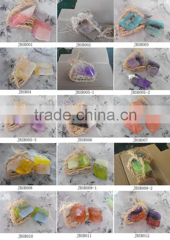 Natural beauty rock stone soap, aquamarine rock soap