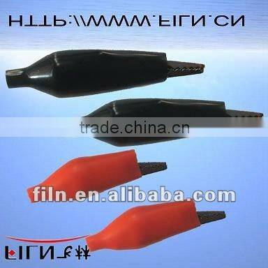 35mm cover of battery spring alligator clamps